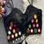 Black real mirror work cotton blouse for women | designer sleeveless back open navratri garba