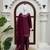 Wine art silk thread with sequence salwar suit