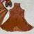 Brown classy fandy top sharara