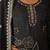 Black embroidered sharara suit set for women