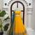 Yellow net thread with sequence lehenga style anarkali suit