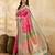 Pink Jacquard Silk Rich Woven Zari Border With Traditional Paisley Design Saree For Women