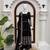 Black fendy silk thread with sequence anarkali suit