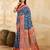 Blue Jacquard Silk blend Rich Woven Zari Border With Traditional Paisley Design Saree For Women