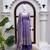 Lavender fendy silk thread with sequence anarkali suit