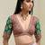 Pink Satin Heavy Embroidery Sequence work Bridal Lehenga Choli with Dupatta For Women