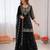 Black georgette thread with sequence plazzo suit