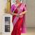 Multicolor art silk blend sarees with blouse