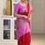 Multicolor art silk blend sarees with blouse