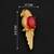 Luxury ruby stone parrot designer brooch pin with cz diamond work | gold plated statement bird brooch