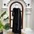 Black georgette thread with sequence plazzo suit