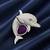 Luxury dolphin designer brooch with sapphire  crystal & american diamonds ocean-brooch