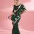Dark green premium kota doria silk saree with zari work