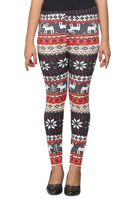 Manmandir Soft Fabric Traditional Printed Leggings 1
