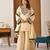 Lite yellow roman silk party wear embroidery sharara suit set
