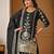 Black vichitra silk party wear embroidery sharara suit set