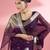 Wine colour  premium kota doria silk saree with zari work