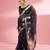 Black  premium kota doria silk saree with zari work
