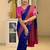 Royalblue Pink color art silk blend sarees with blouse