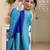 Multicolor art silk blend sarees with blouse