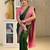 Multicolor art silk blend sarees with blouse