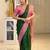 Multicolor art silk blend sarees with blouse