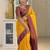 Multicolor art silk blend sarees with blouse