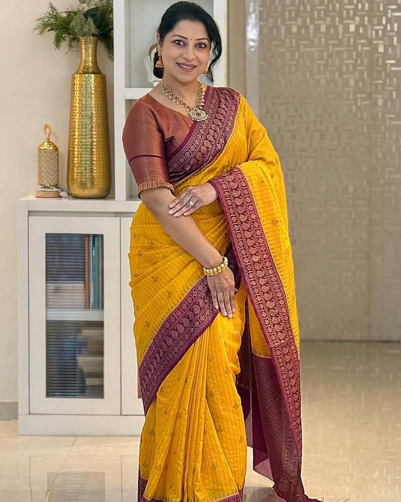 Multicolor art silk blend sarees with blouse
