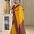 Multicolor art silk blend sarees with blouse