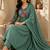 Pure cotton floral print sea green kurta & pant with dupatta set for women