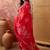 Red cotton printed kurta & trousers with dupatta set for women