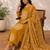 Pure cotton floral print mustard kurta & pant with dupatta set for women
