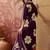 Purple cotton floral print kurta & trousers with dupatta set for women