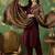 Maroon straight kurta with trousers & dupatta set for women