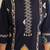 Navy blue pure cotton kurta, pant & dupatta set for women