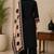 Pure cotton ethnic print black kurta & pant with dupatta set for women