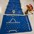 Royal Blue Faux Georgette Designer Embroidered Lehenga Choli Set For Women's