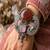 Adjustable Oxidized Silver Fusion Cuff Bracelet | Chitai Work Peacock Bangle with Gemstones | Boho Tribal Indian