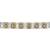 Dual tone white stone kundan bracelet