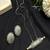 Oxidized Silver Tribal Necklace Set | Dholki Taweez Pendant with Snake Chain | Large Floral Stud Earrings