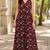 Philauri women’s maroon floral printed dress