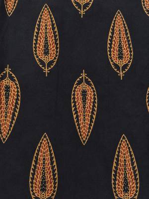 Philauri women's black printed short kurti with embroidery 5
