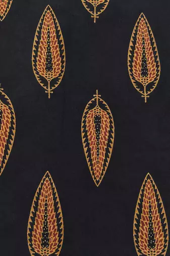 Philauri women's black printed short kurti with embroidery