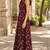 Philauri women’s maroon floral printed dress