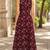 Philauri women’s maroon floral printed dress