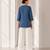 Philauri women's blue printed short kurti