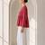 Philauri pink printed peplum top