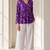 Philauri women’s purple floral printed top