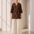 Philauri women's brown printed short kurti