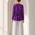 Philauri women’s purple floral printed top